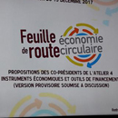 Feuille de route économie circulaire